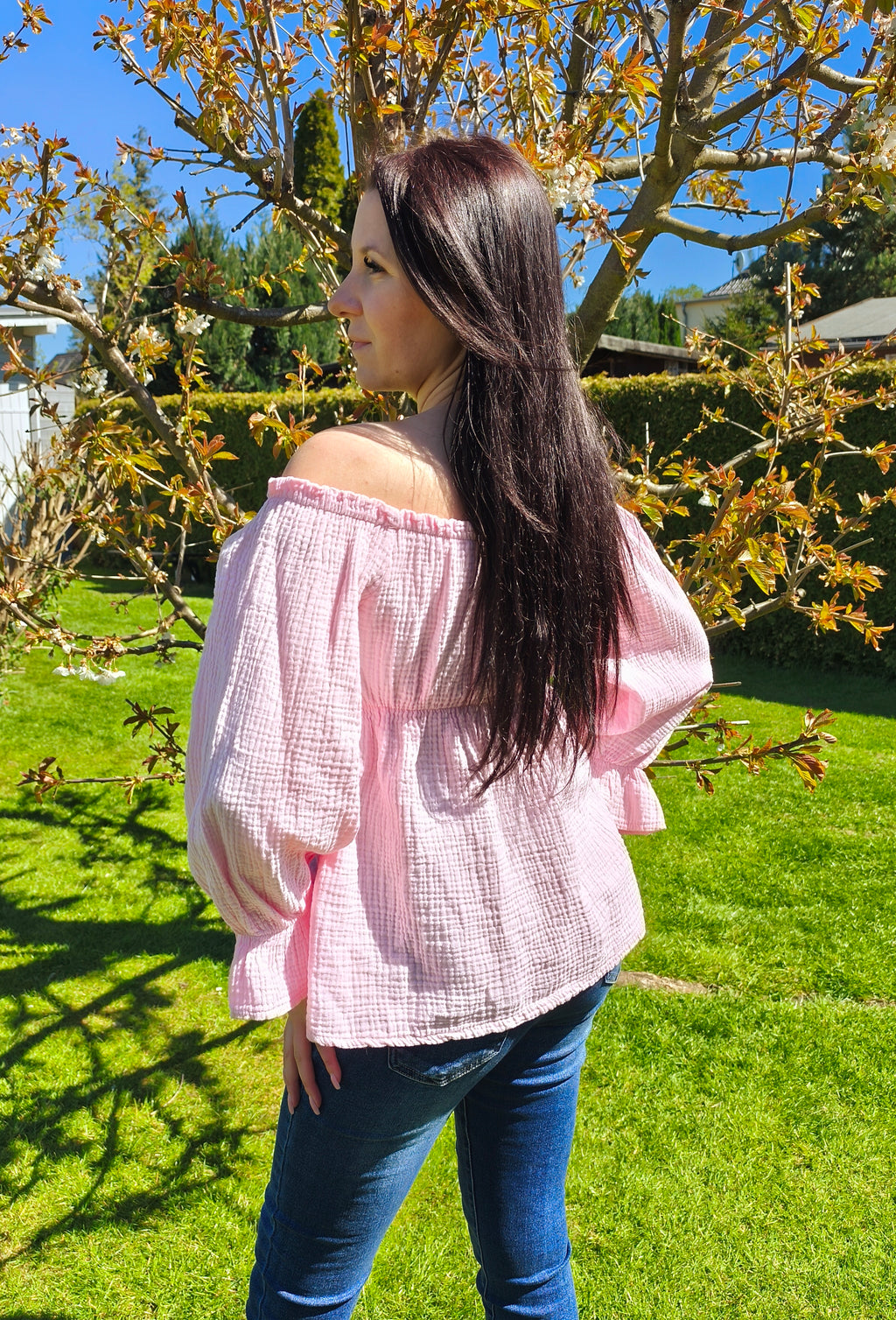 Musselin Langarmshirt Mimi