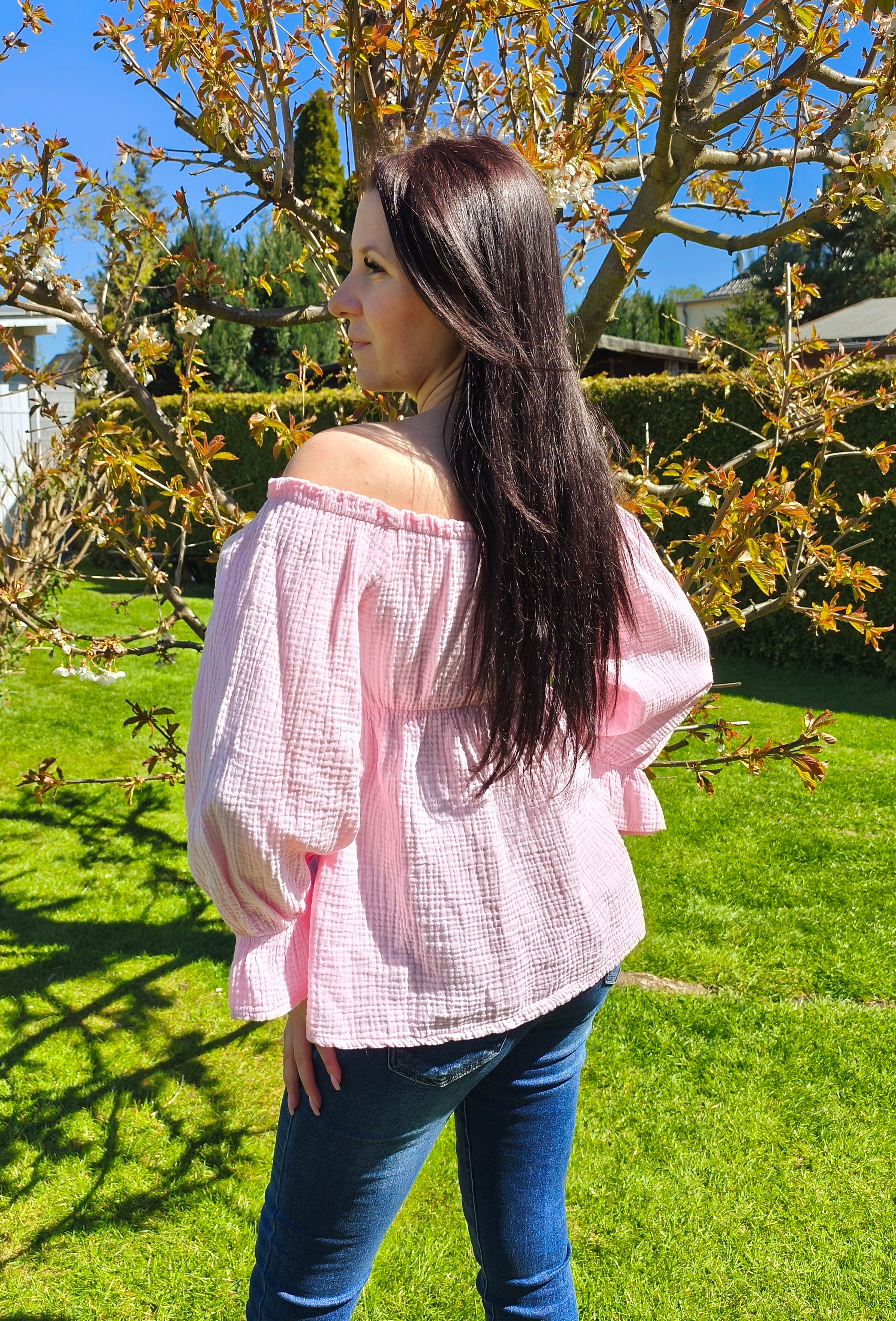 Musselin Langarmshirt Mimi
