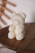 Rosen Teddy Kerze / handgefertigt