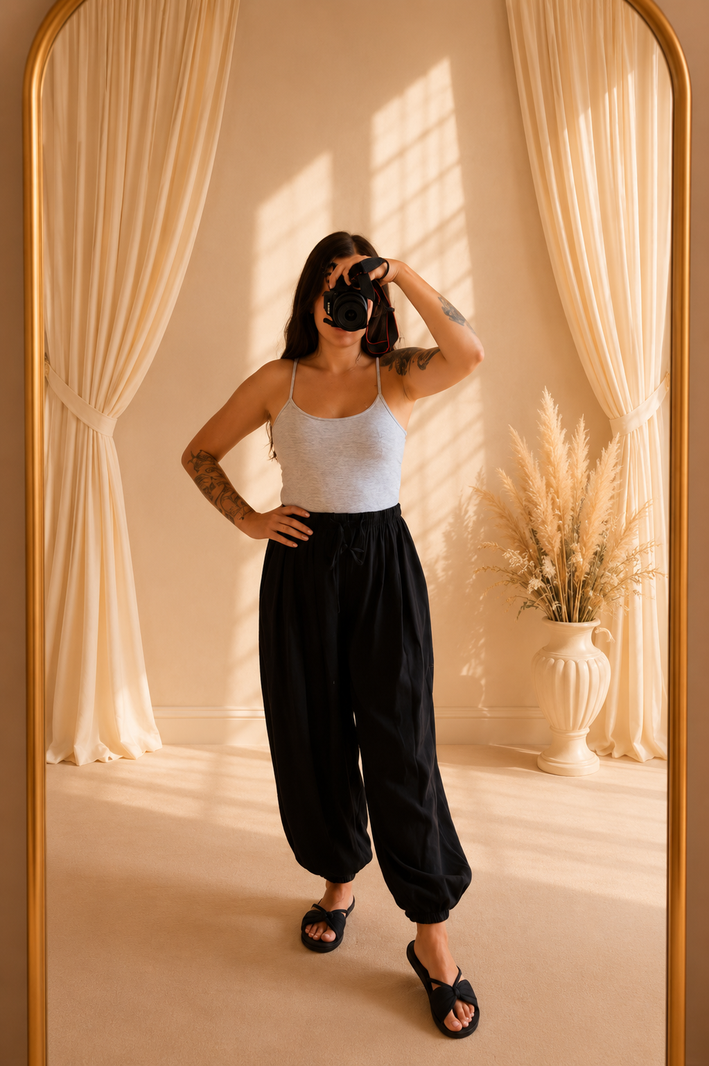 Leichte Hose mit Bund