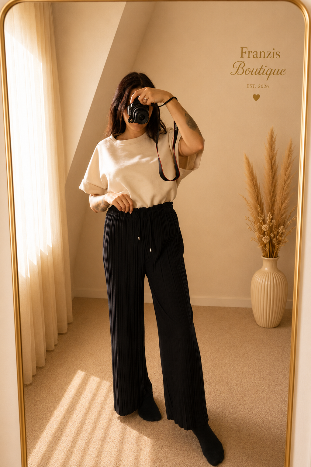 Plissee Hose