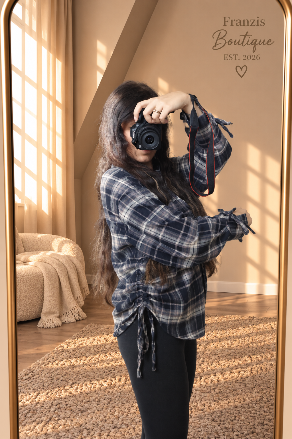 Hemd Cowgirl Blau