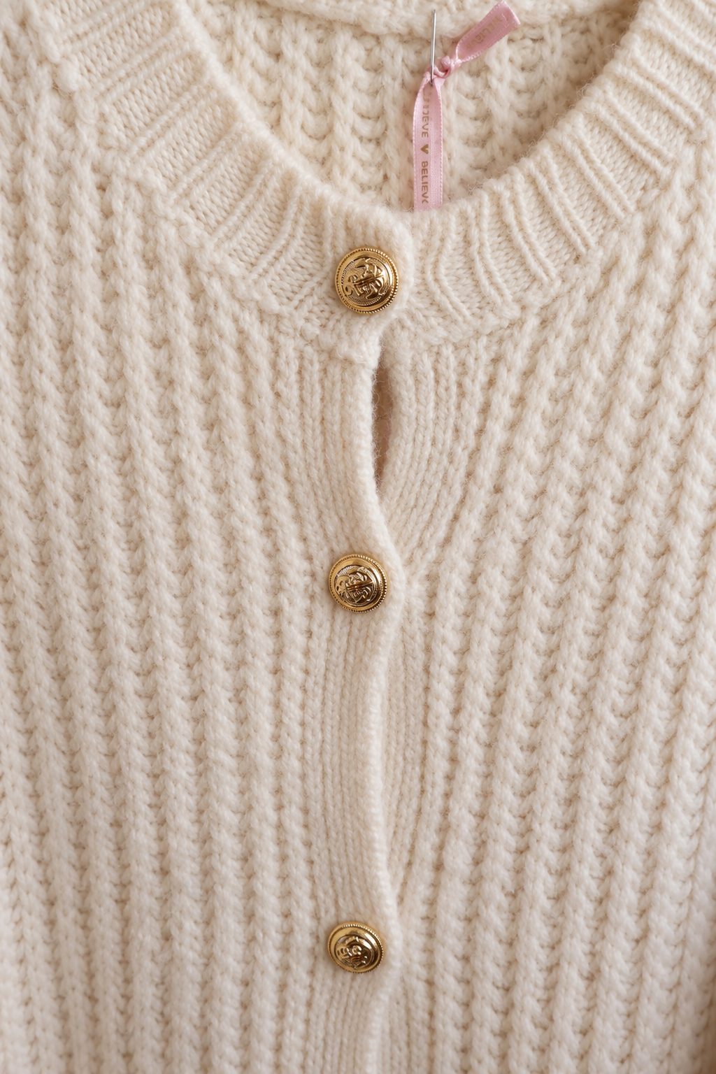Oversize Cardigan Anker Beige