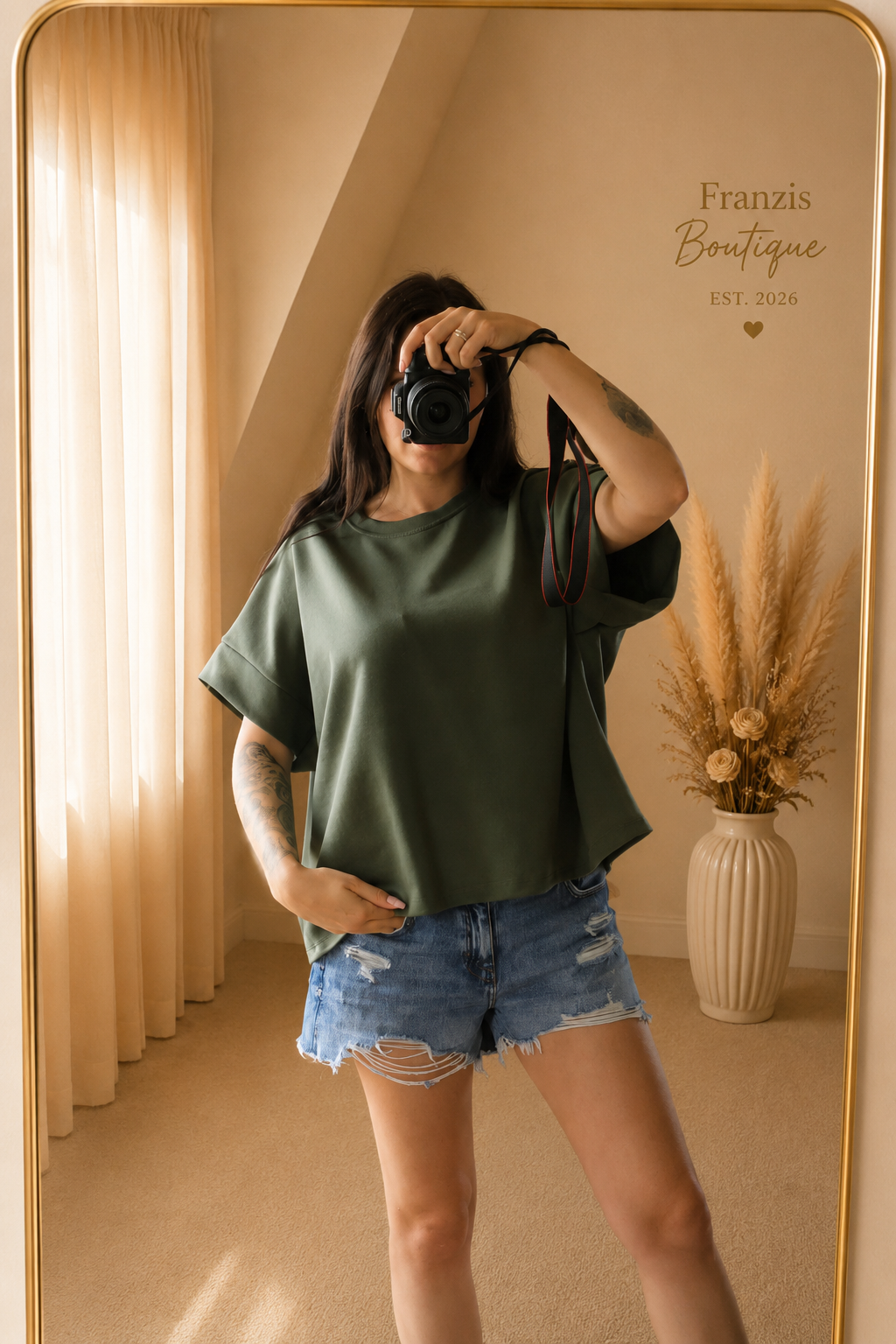 Butterstoff T-Shirt Olive