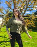 Strickjacke Kurzärmlig