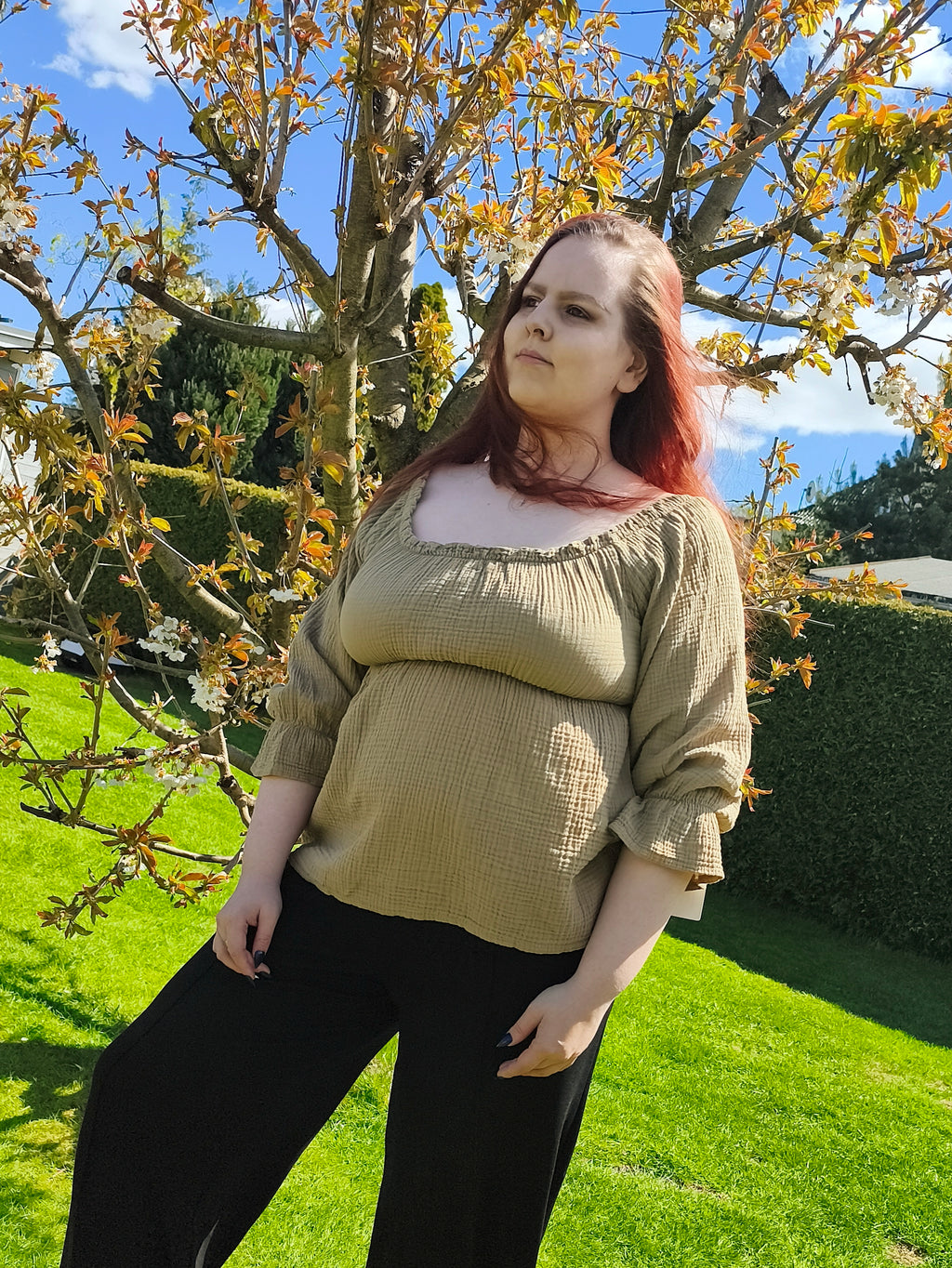 Musselin Langarmshirt Mimi