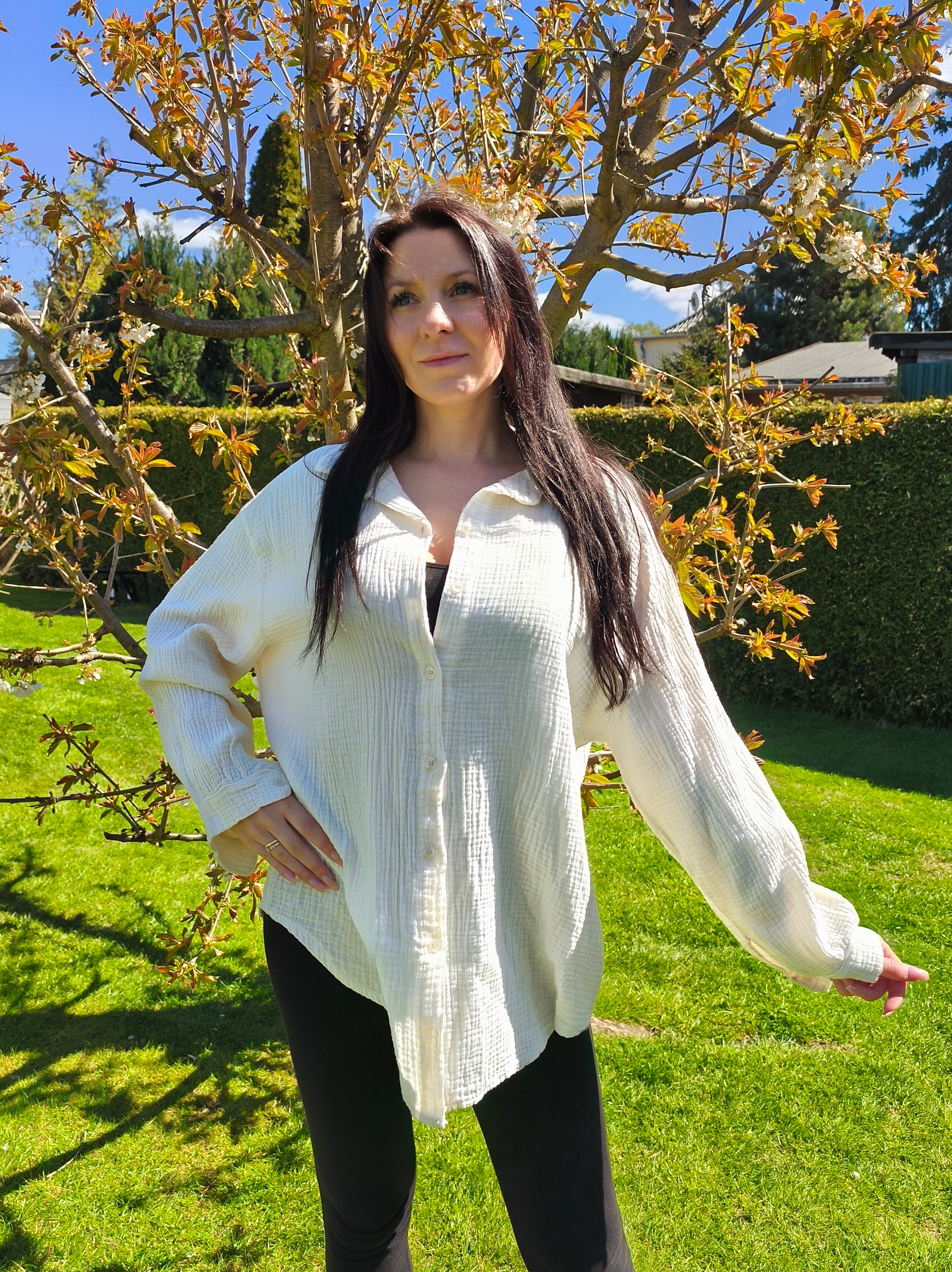 Musselin Bluse Xenia