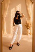 Leichte Hose mit Bund