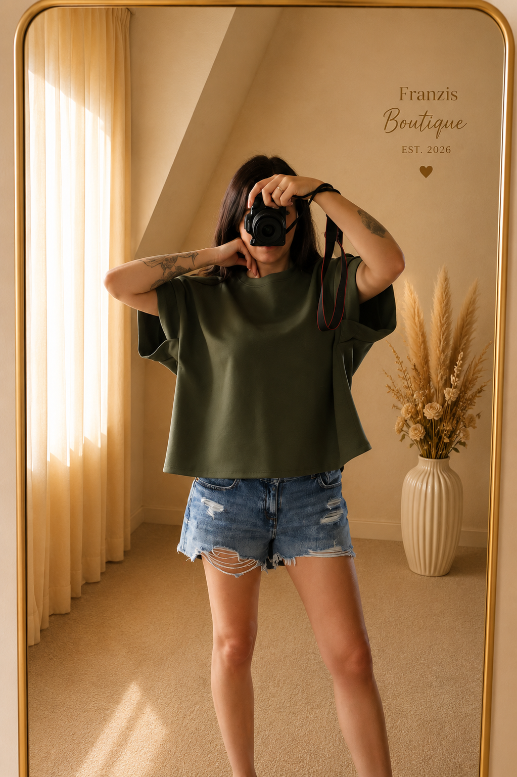Butterstoff T-Shirt Olive