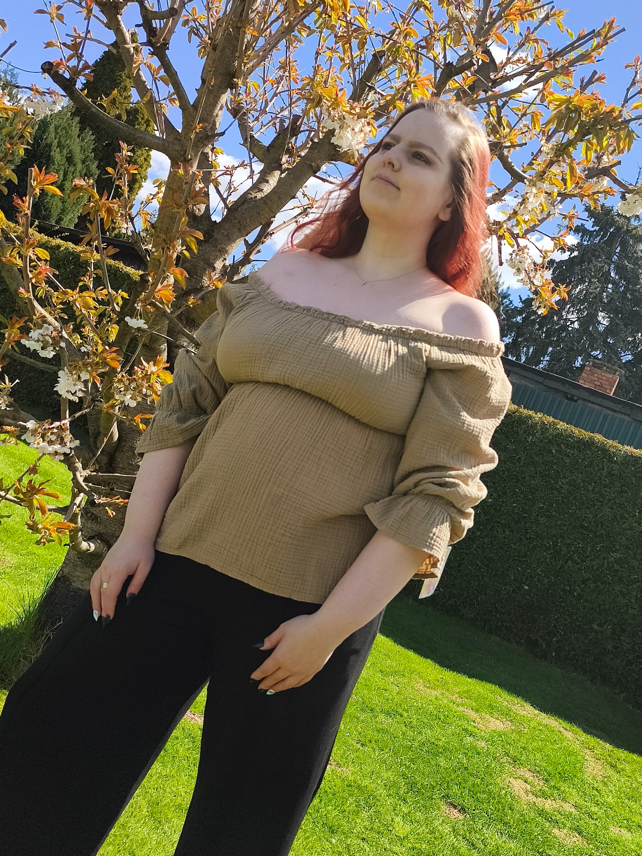 Musselin Langarmshirt Mimi